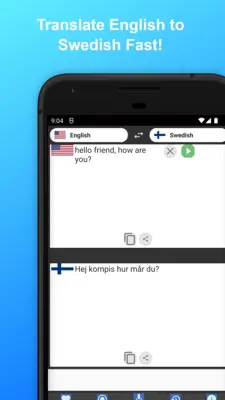 English to Swedish Translator android App screenshot 0