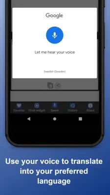 English to Swedish Translator android App screenshot 2